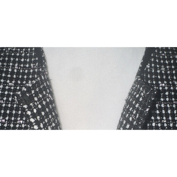 Tahari Jacket Womens 10 Tweed Blazer Old Money Retro Academia Office Speckled - Picture 4 of 12